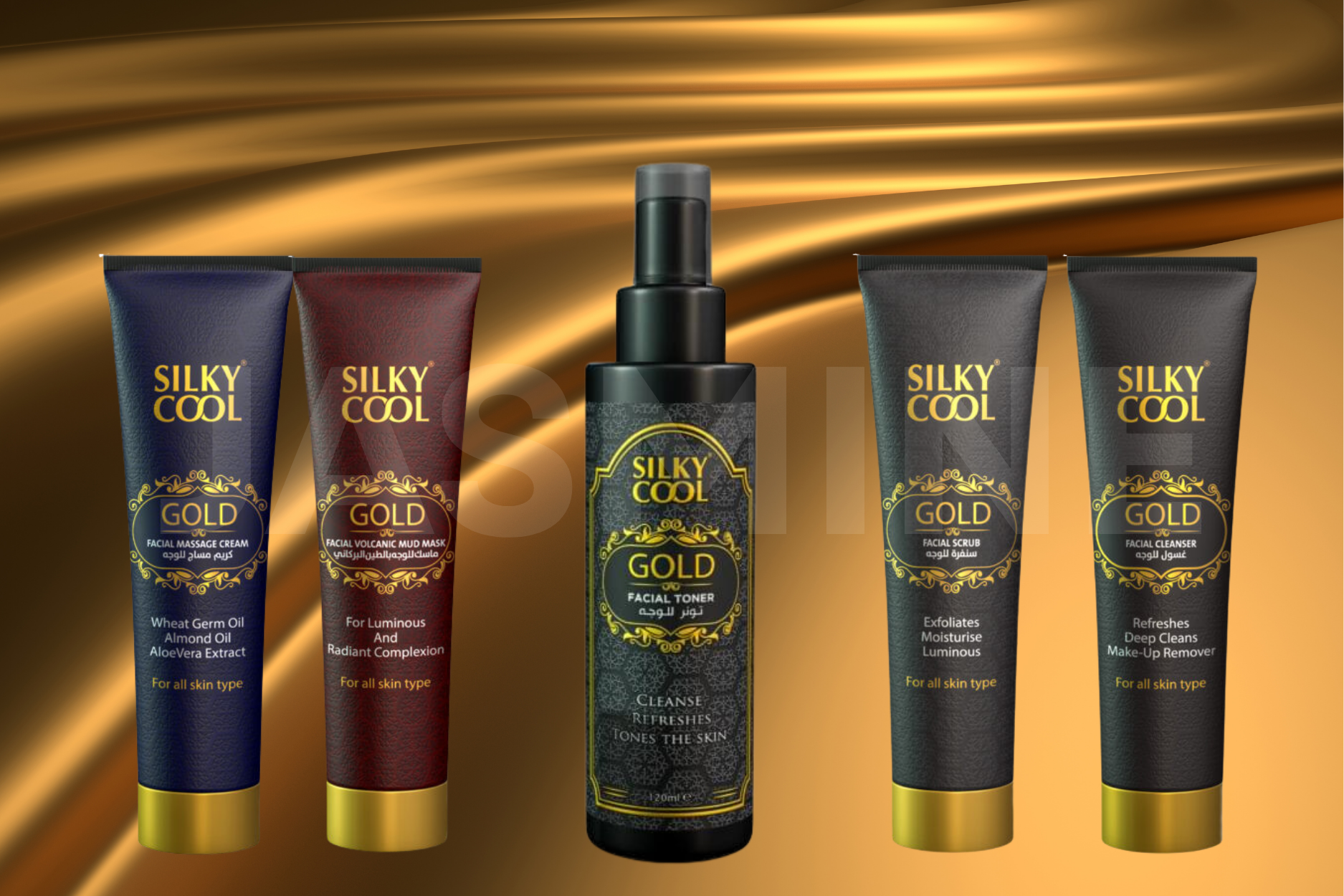 SILKY COOL GOLD FACIAL RANGE